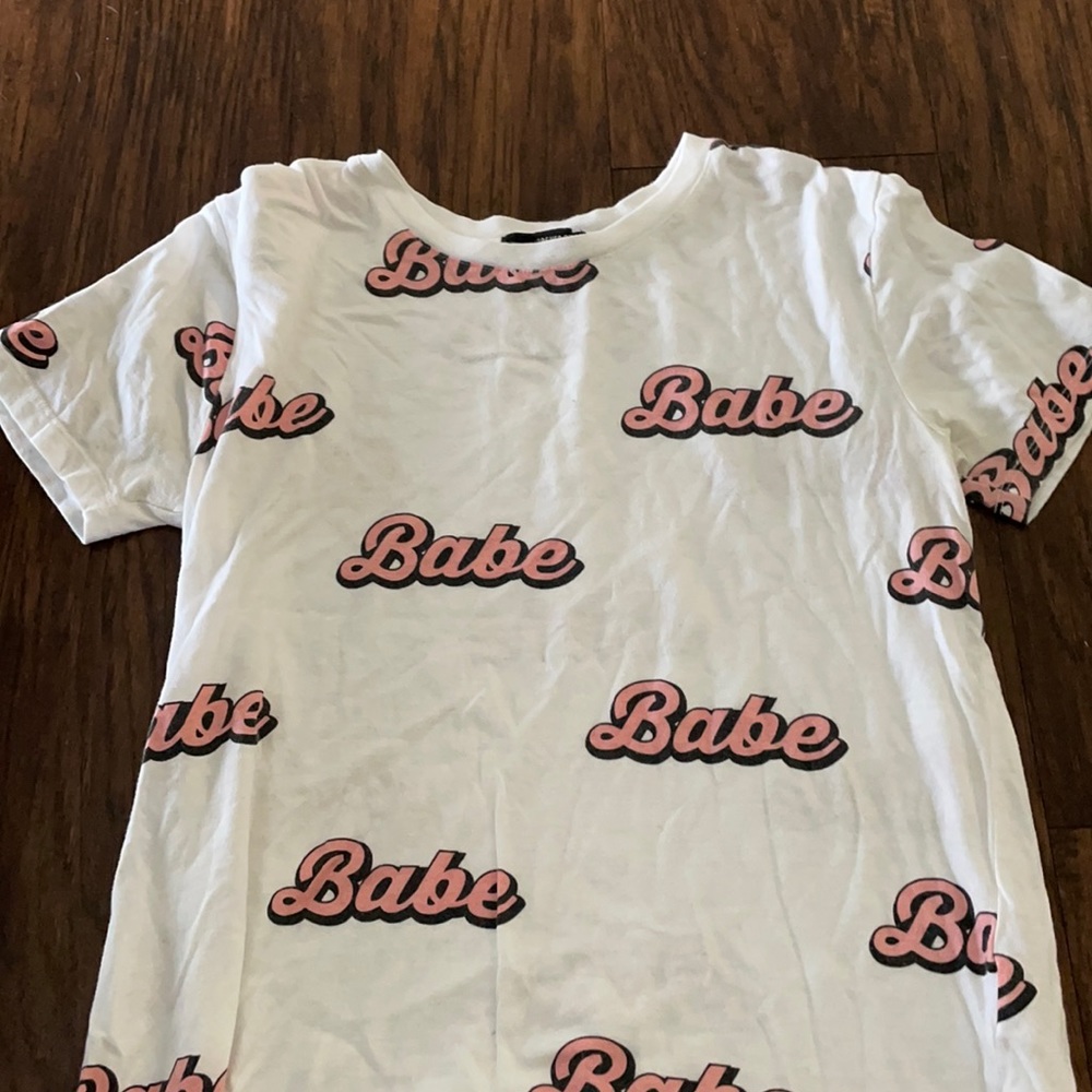 BABE pattern shirt from forever 21